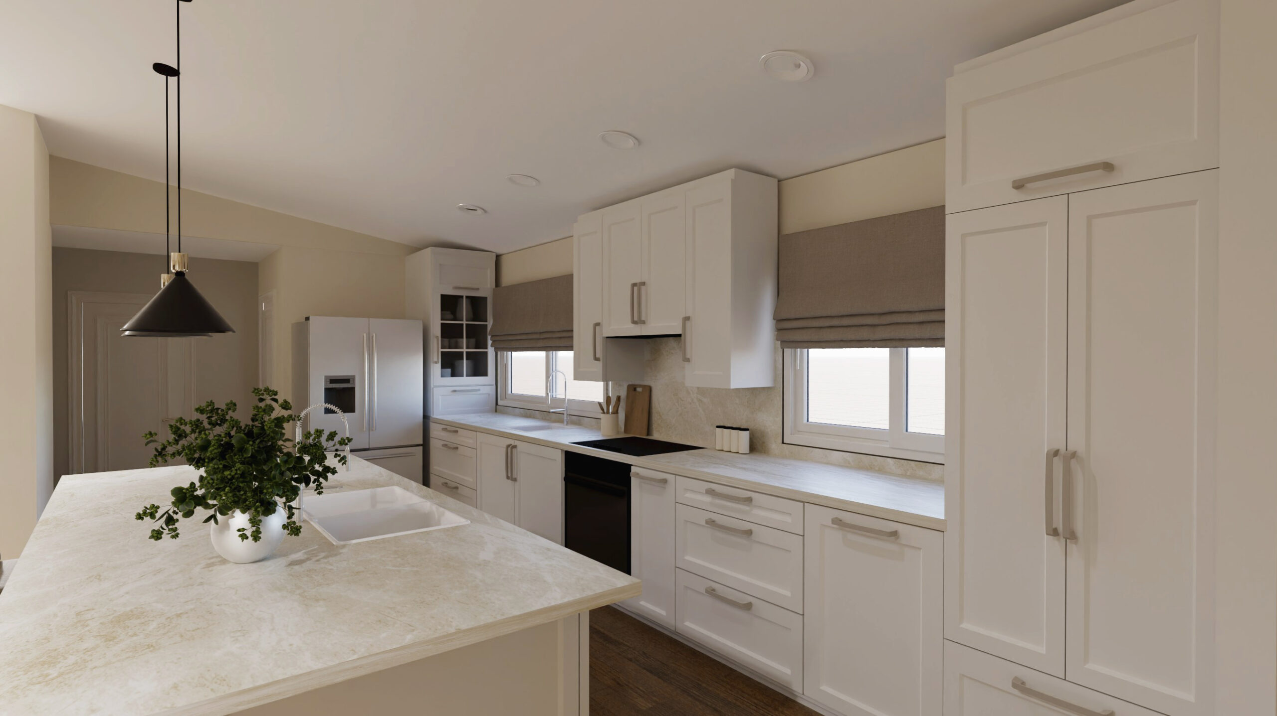 3D Rendering of the New Kitchen